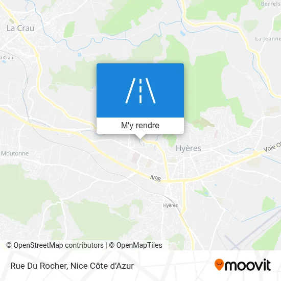 Rue Du Rocher plan