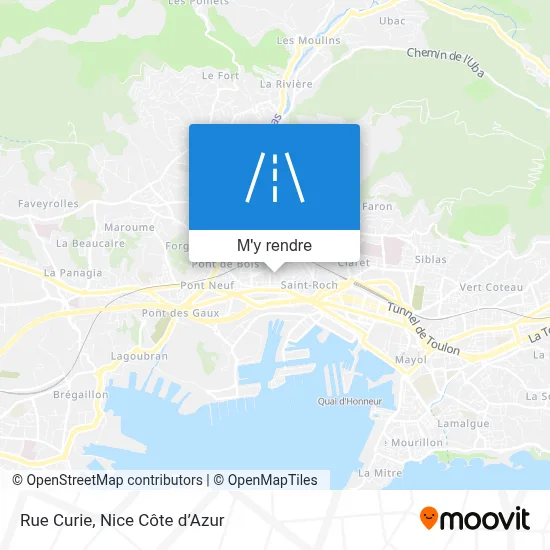 Rue Curie plan