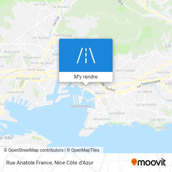 Rue Anatole France plan