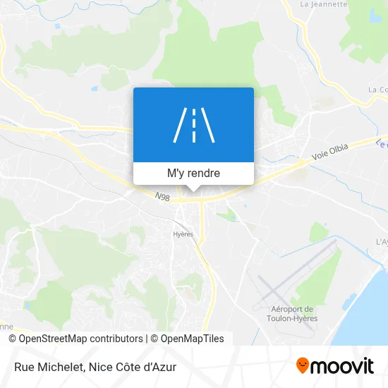 Rue Michelet plan