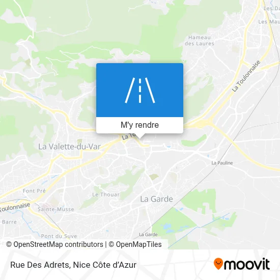 Rue Des Adrets plan