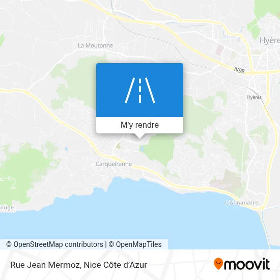 Rue Jean Mermoz plan