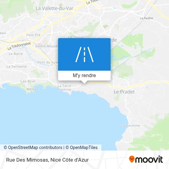 Rue Des Mimosas plan