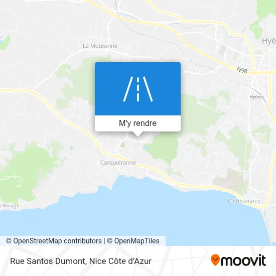 Rue Santos Dumont plan