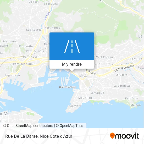 Rue De La Darse plan