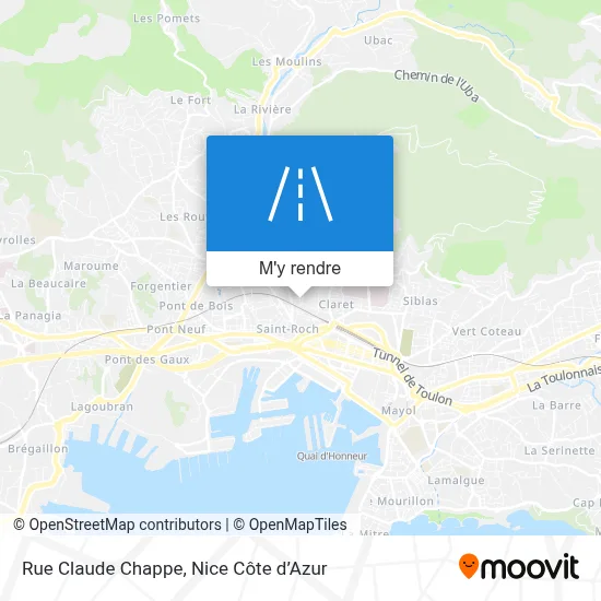 Rue Claude Chappe plan