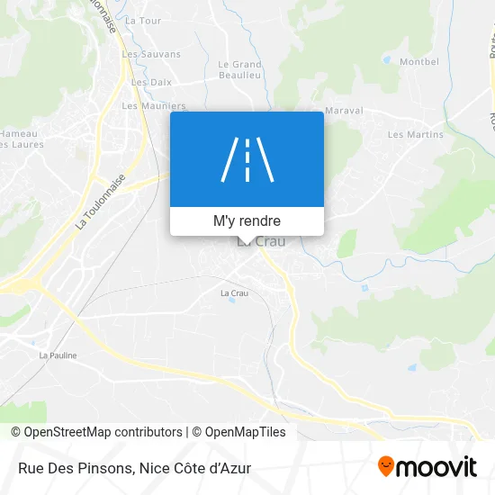 Rue Des Pinsons plan