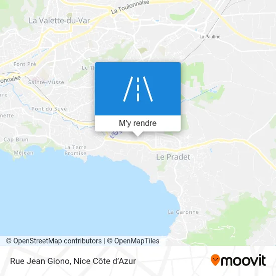 Rue Jean Giono plan