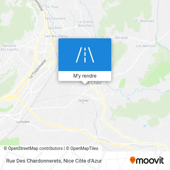 Rue Des Chardonnerets plan