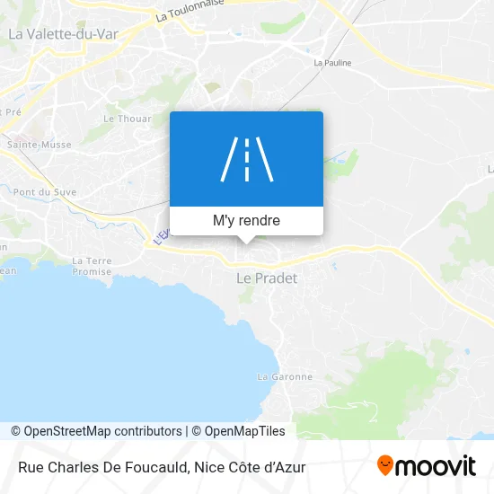 Rue Charles De Foucauld plan