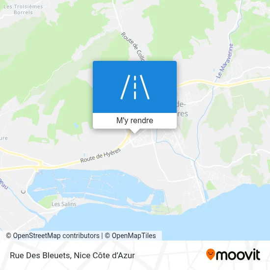 Rue Des Bleuets plan