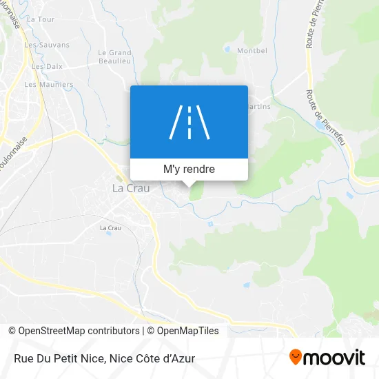 Rue Du Petit Nice plan