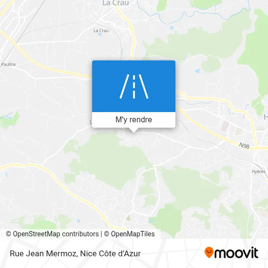 Rue Jean Mermoz plan