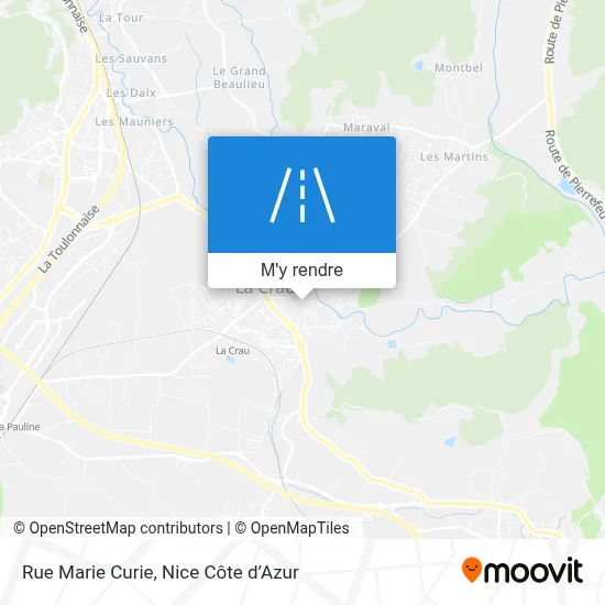 Rue Marie Curie plan
