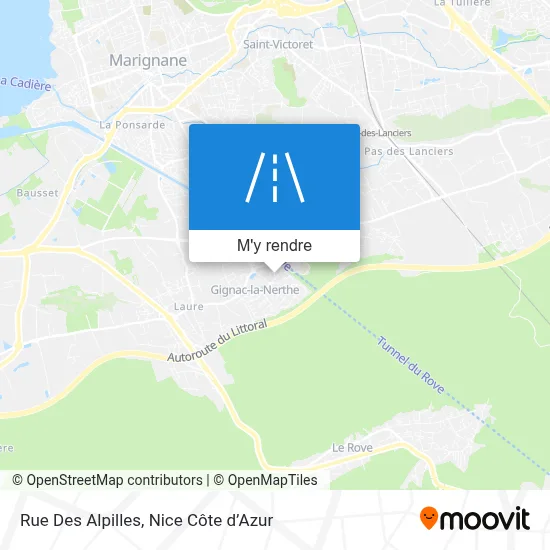 Rue Des Alpilles plan