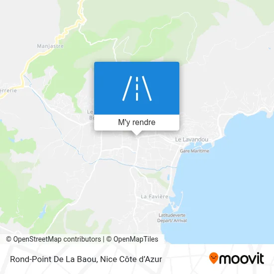 Rond-Point De La Baou plan