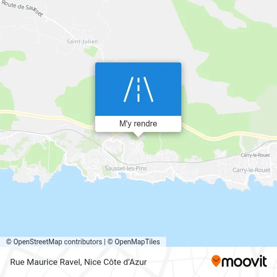 Rue Maurice Ravel plan