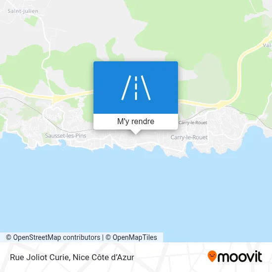 Rue Joliot Curie plan