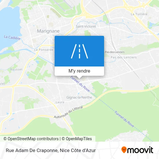 Rue Adam De Craponne plan