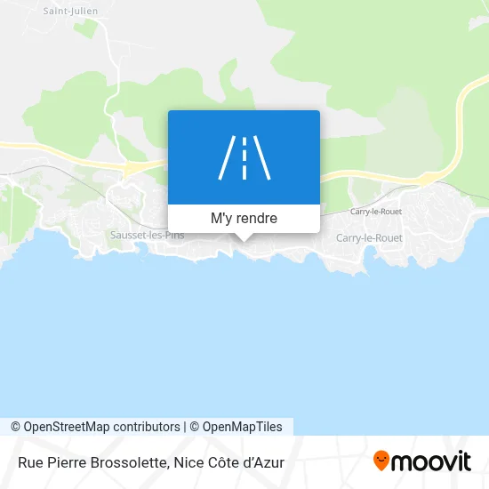 Rue Pierre Brossolette plan