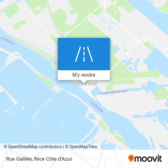 Rue Galilée plan
