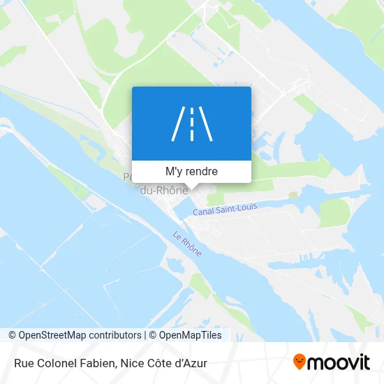 Rue Colonel Fabien plan