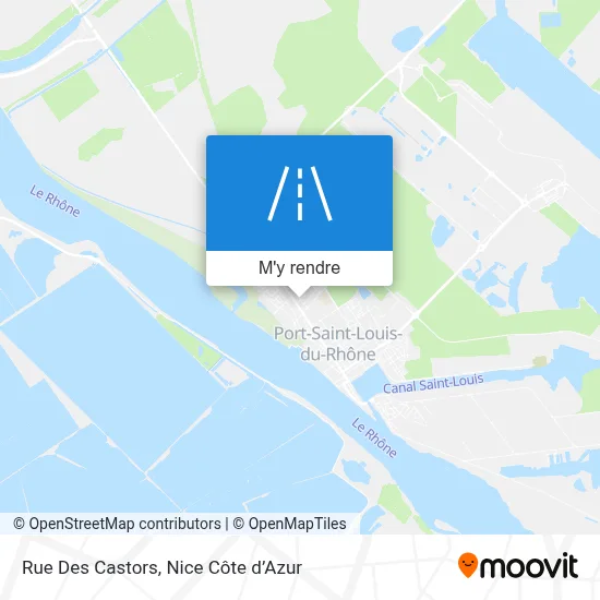 Rue Des Castors plan