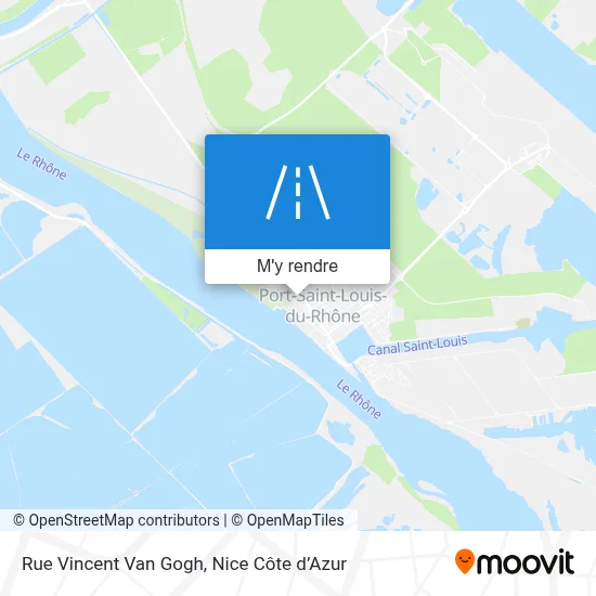 Rue Vincent Van Gogh plan
