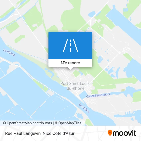 Rue Paul Langevin plan