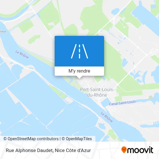 Rue Alphonse Daudet plan
