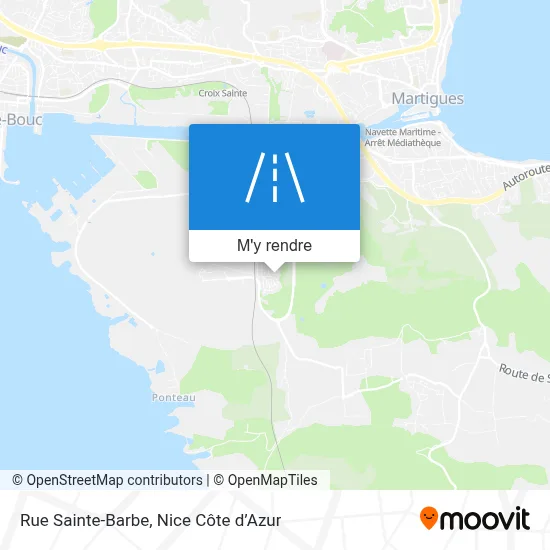 Rue Sainte-Barbe plan