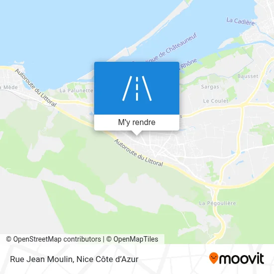 Rue Jean Moulin plan