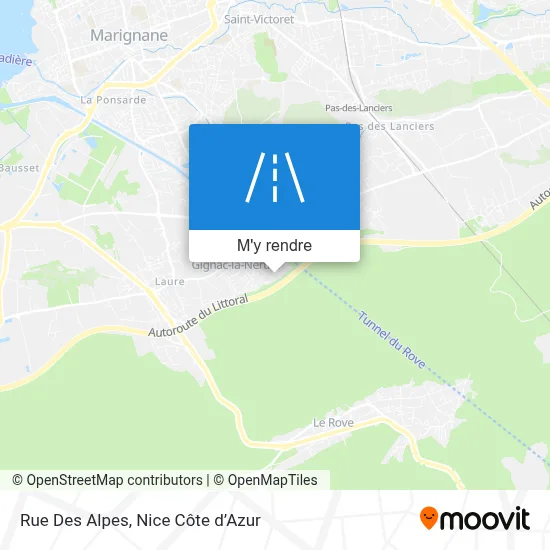 Rue Des Alpes plan