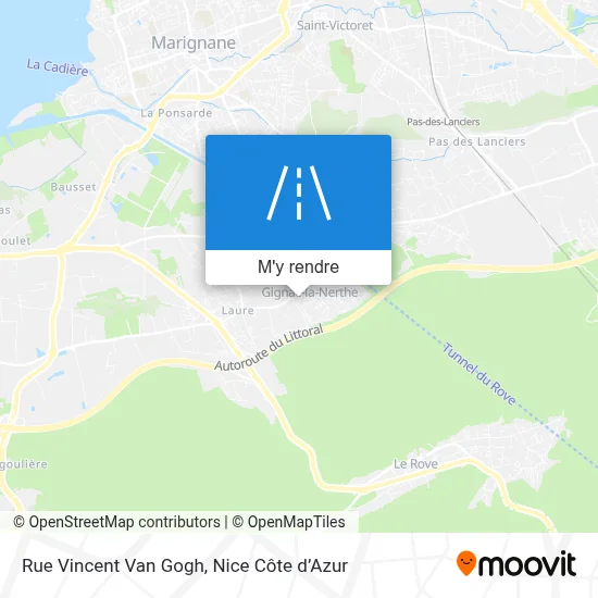Rue Vincent Van Gogh plan