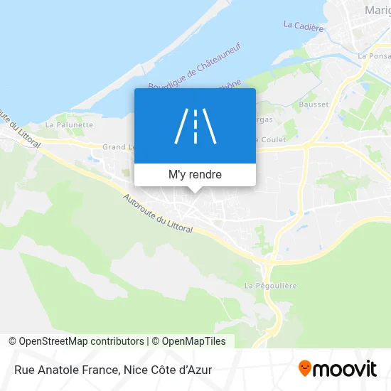 Rue Anatole France plan