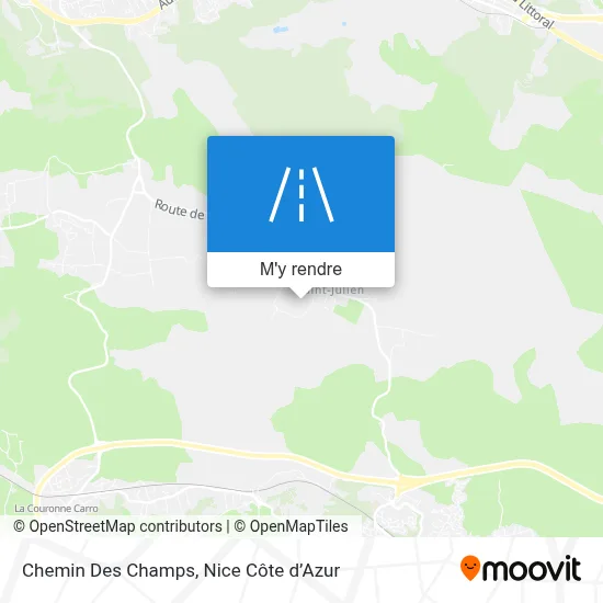 Chemin Des Champs plan