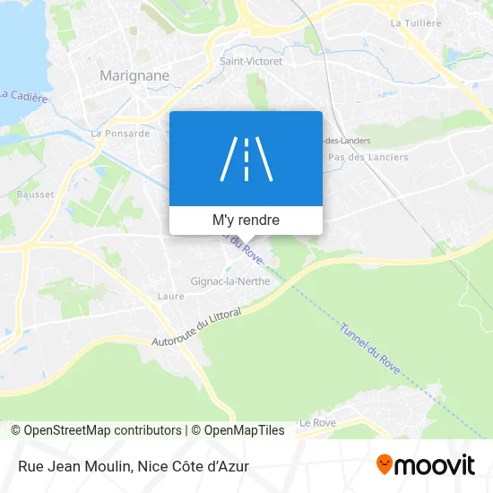 Rue Jean Moulin plan