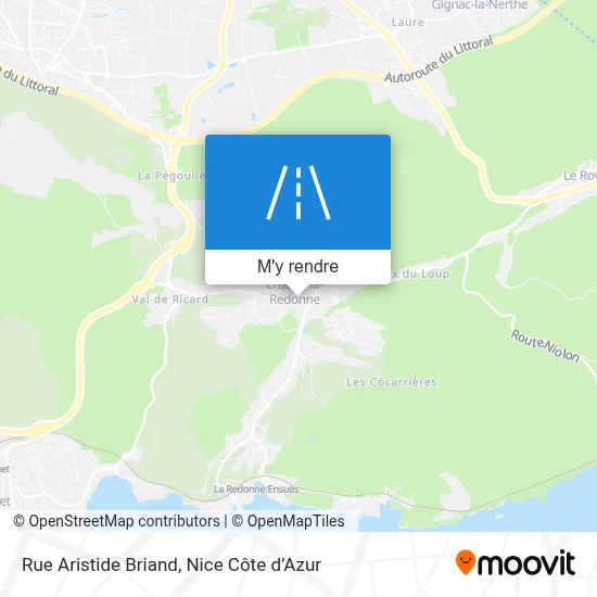 Rue Aristide Briand plan