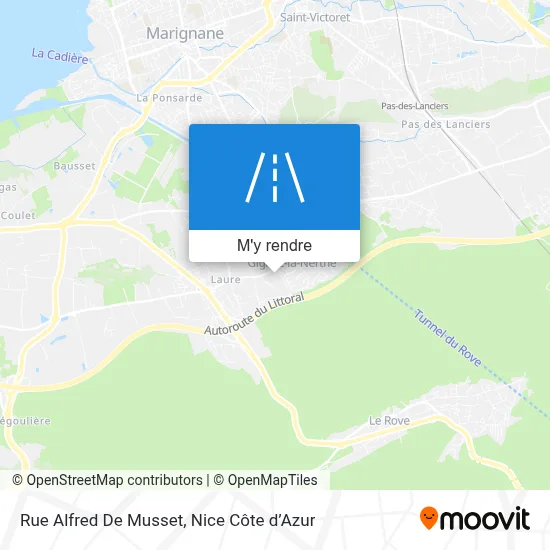 Rue Alfred De Musset plan