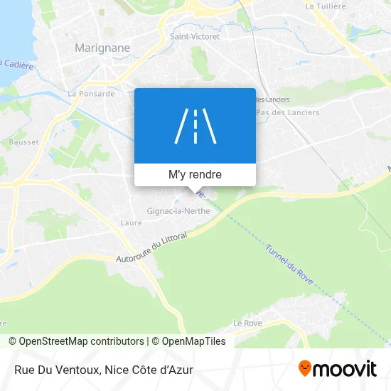 Rue Du Ventoux plan