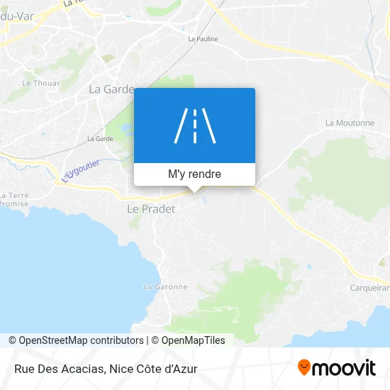 Rue Des Acacias plan