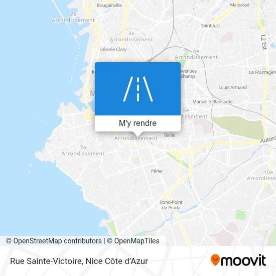 Rue Sainte-Victoire plan
