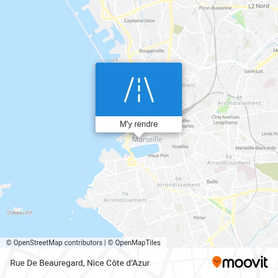 Rue De Beauregard plan