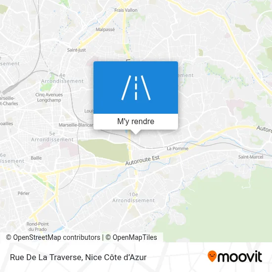Rue De La Traverse plan