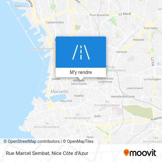 Rue Marcel Sembat plan
