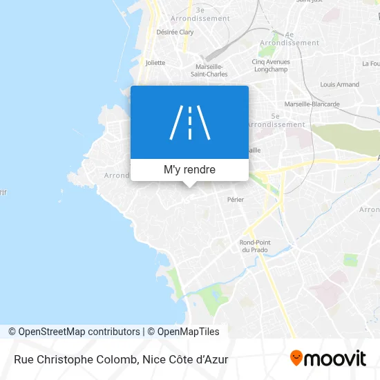 Rue Christophe Colomb plan