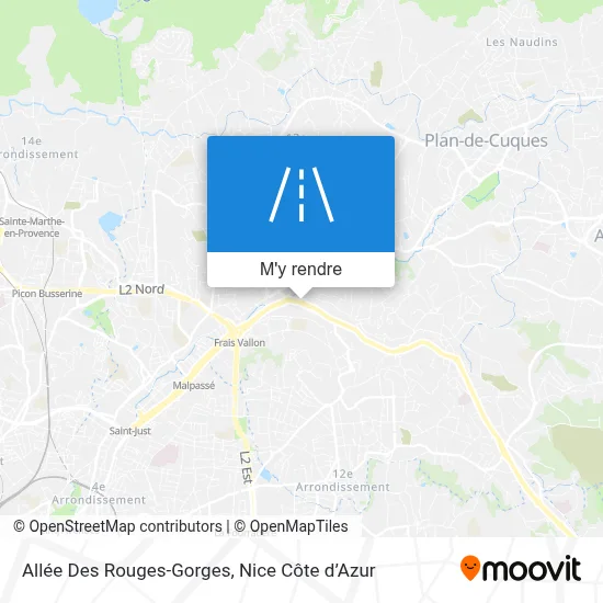 Allée Des Rouges-Gorges plan