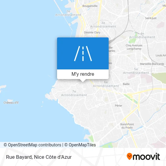 Rue Bayard plan