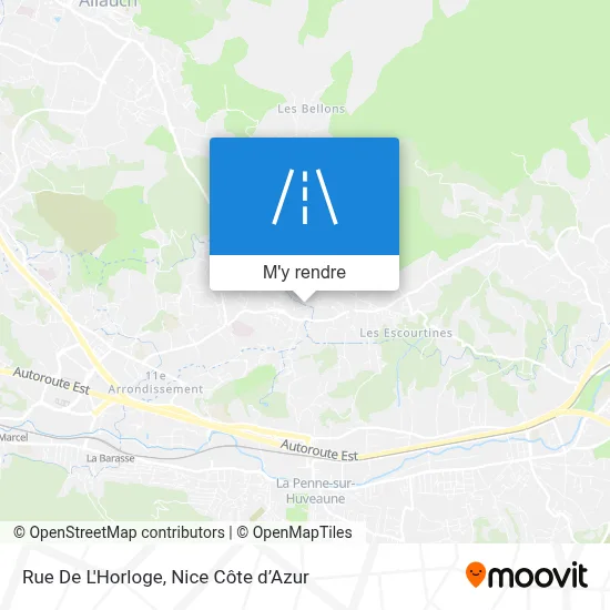 Rue De L'Horloge plan