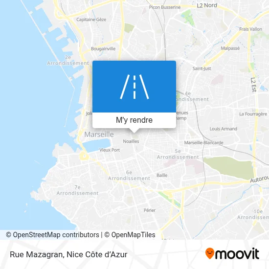Rue Mazagran plan